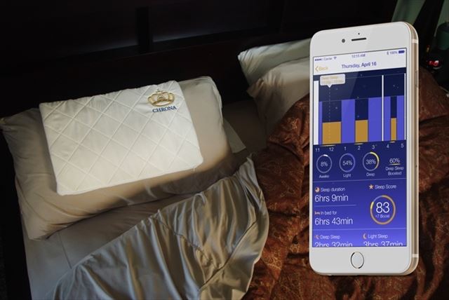 枕とスマホアプリで眠りの質を改善する睡眠システム「クローナ」の画像1